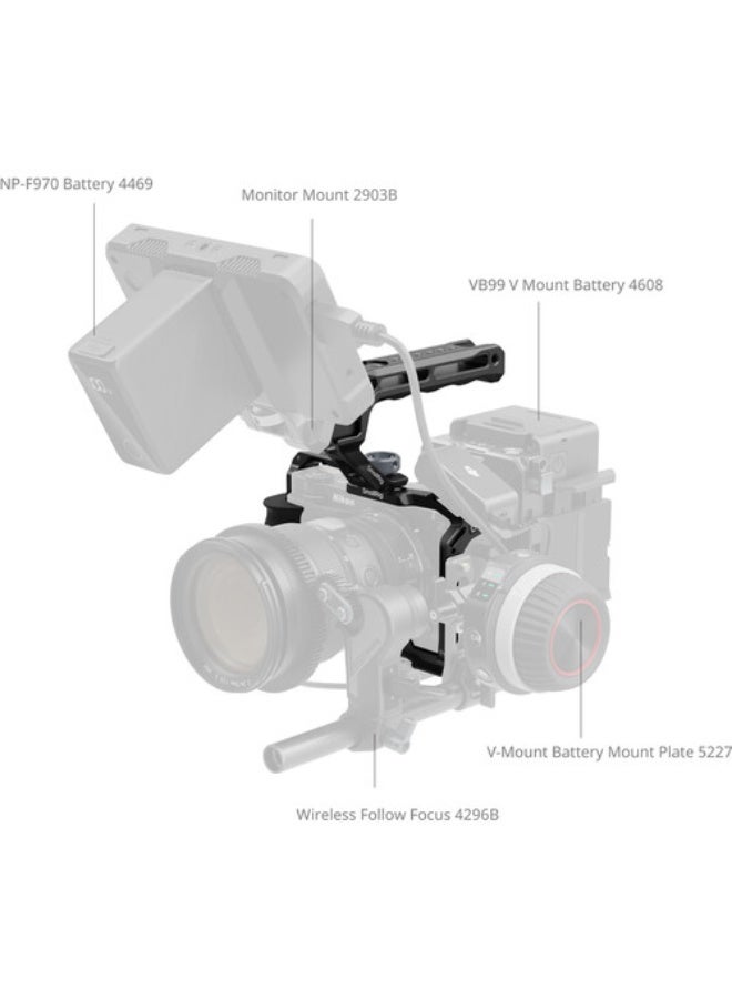 SMALLRIG Cage Kit for Nikon ZR (Cage-Cable Clamp-Top Handle) 5647 - Image 3